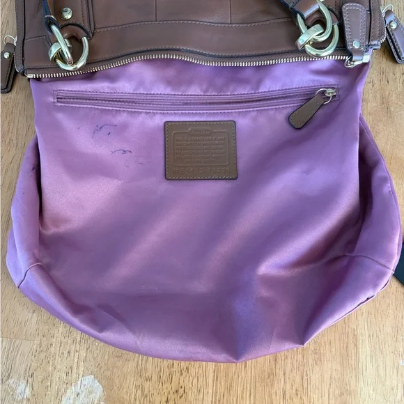 2011 Coach Kristin Brown Leather Shoulder Bag - Picture 4 of 6